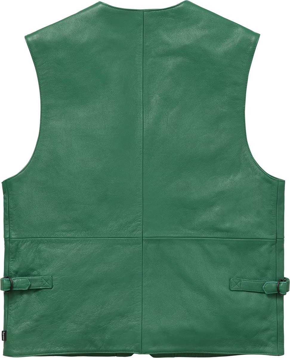 Leather Utility Vest view 4
